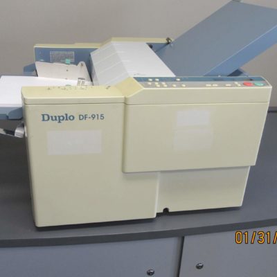 DUPLO DF-915 Folder Used