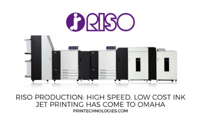 RISO Production, high speed, low cost ink jet printing has come to Omaha